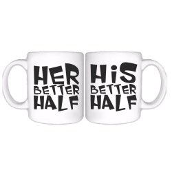 "His/Her better half" šolje u paru
